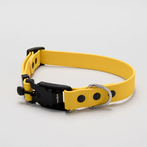 pozva biothane collars yellow